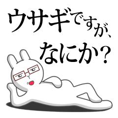 ウサギですが、なにか？