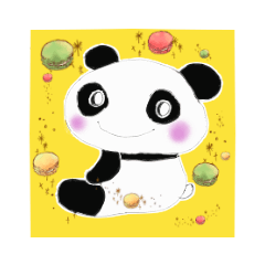 日常に使えるかわいいパンダ