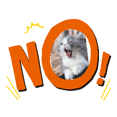 ミヌエット猫スタンプ