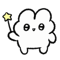 動くぴえんなうさぎ！ゆるかわクレヨン編