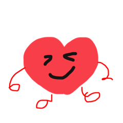 真っ赤なハートちゃん