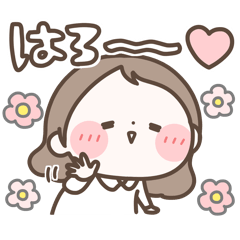 めっっっちゃ使えるスタンプ【おんなのこ】