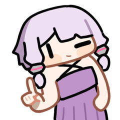 うごく！結月ゆかりと紲星あかりのスタンプ