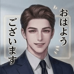 A polite and handsome boss