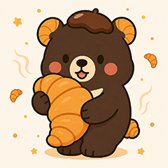 Croissant Bear's Cozy Everyday Life