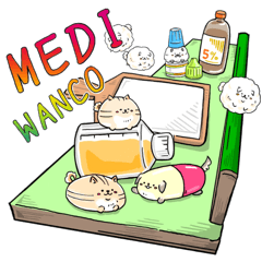 癒し系 メディわんこスタンプ