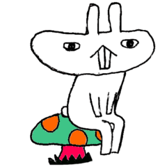 ひしゃげウサギ