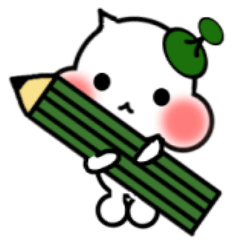 ステラと一緒にスタンプ作り