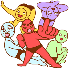 レンジャーっぽい男たち