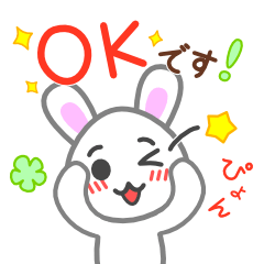 家(うち)のうさぎ(しろ)