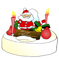 クリスマスの時期に使うスタンプ
