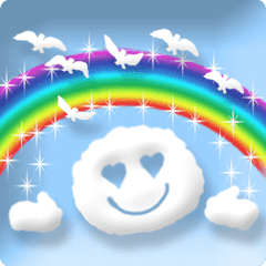 動く雲！ほっこり可愛い青空メッセージ