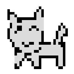 画質の悪いねこ