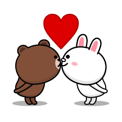 動く！ブラウン＆フレンズ_ラブラブ1