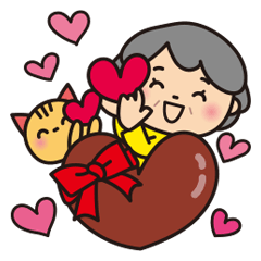 ばぁばの❤︎ふんわり❤︎愛情スタンプ