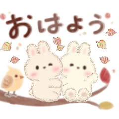 動くもふリチーうさちゃん♡秋