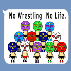 奮闘マスクマン ４　吹き出しとプロレス