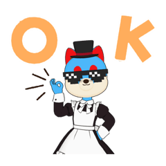 キツネ？スタンプ