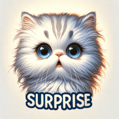 かわいいチンチラペルシャの子猫