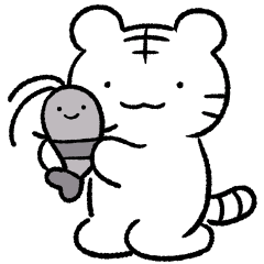 ホワイトタイガーとブラックタイガー3