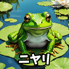 けろけろ表情カエル