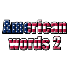 アメリカ国旗柄のワード2