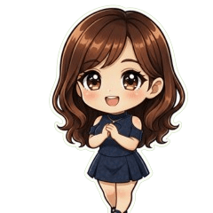 ひなのニヤリとするスタンプ（その１）