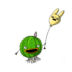 サボテンと人間に買ってほしかった風船