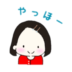 毎日使える☆女の子のスタンプ！