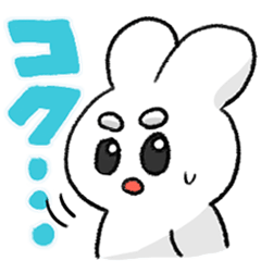 まゆげがふというさぎ