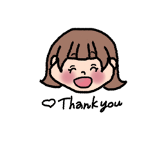 シンプルで使いやすいスタンプ達☁️