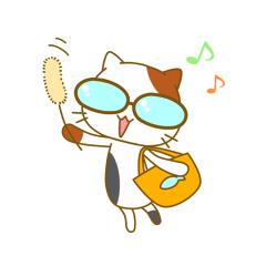 メガネにゃんこ