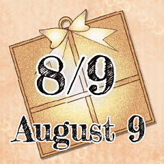8月9日記念日BIGスタンプ