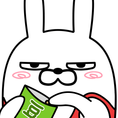 動く 擦れうさぎ4