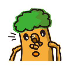 樫の木のキッコとスズメのチュン