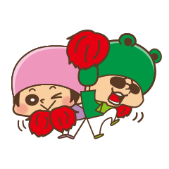 「へんてこ」スタンプ１