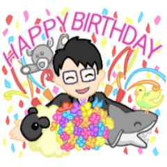 ゆきんゆのすけぶぽこちゃん仲良しスタンプ