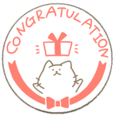 ゆるにゃんこステッカー