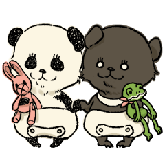 ぱんつぱんだ時々ぱんつきのわぐま。