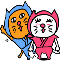 忍者猫のちゃびお、やみー