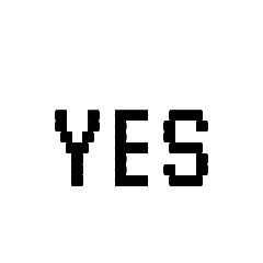 UND○RTAL○っぽい感じのスタンプ