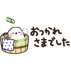 動く▷シマエナガちゃんの小さめ敬語