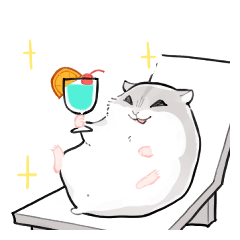 初夏の怠惰なジャンガリアンハムスター