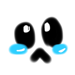 顔の可愛いスタンプ1