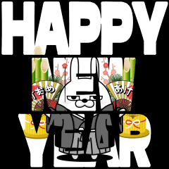 デカ動く 擦れうさぎ 年末年始(再販）