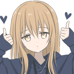 クールなパーカーの女の子