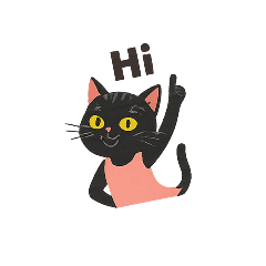 黒猫バレリーナ