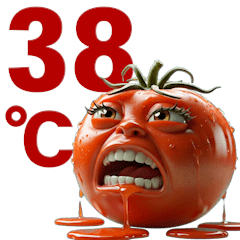 夏の気温を知らせる野菜（25℃～40℃）