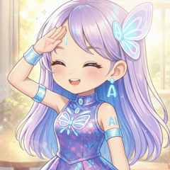 かわいいAIアイドルAIMIの日常スタンプ