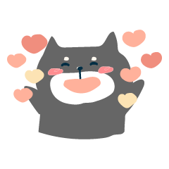 黒柴日和｜毎日使えるサクの日常スタンプ